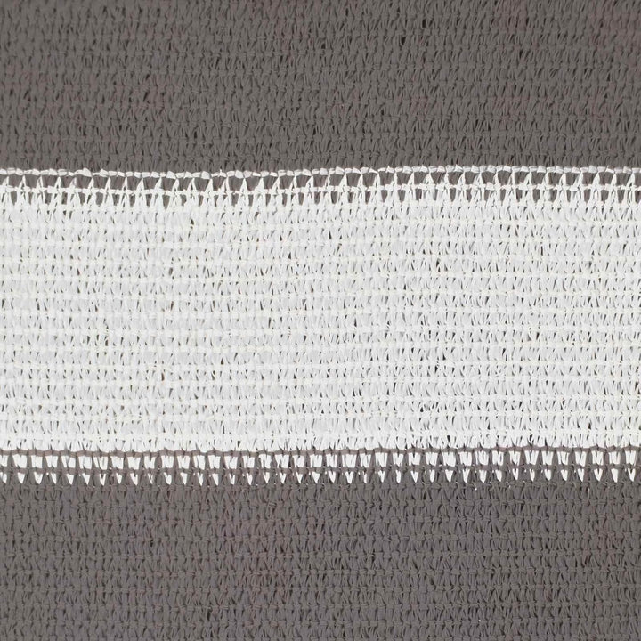 vidaXL Sonnensegel Hellgrau und Weiss 2 x 2,5 m HDPE, Garten &amp; Terrasse, moderner Sonnensegel, UV-Sc