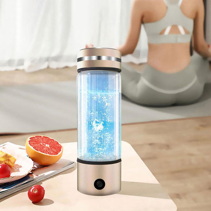 Wasserstoff Wasser Generator Flasche 300ml bis 1400 PPB Ionisator für Trinkwasser