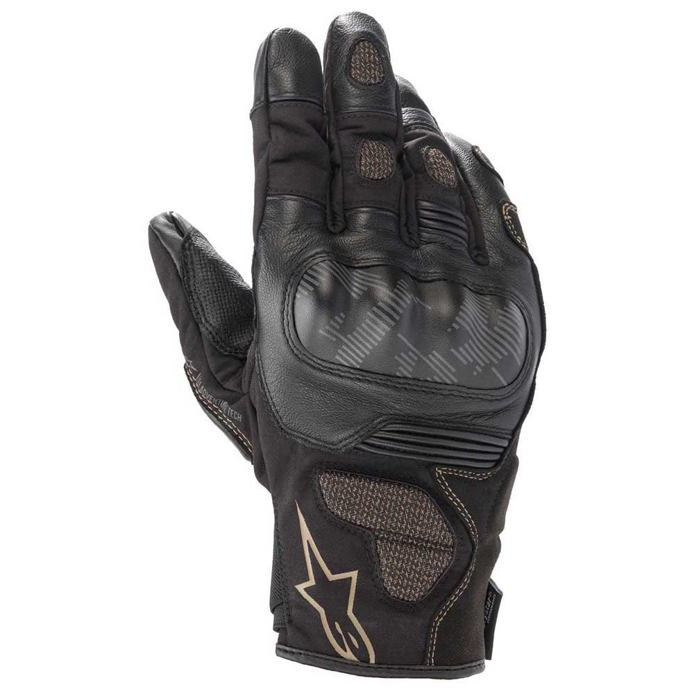 Alpinestars Corozal V2 Drystar Motorradhandschuhe (Black/Gold,XL)