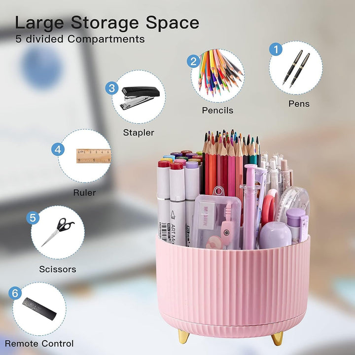 360 Grad Drehbarer Kosmetikorganizer, 2 Stück Make Up Organizer Lidschattenpinsel Lippenstift Etui,