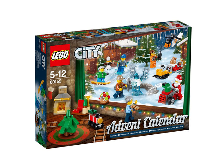LEGO City 60155 - "Adventskalender Konstruktionsspiel, bunt