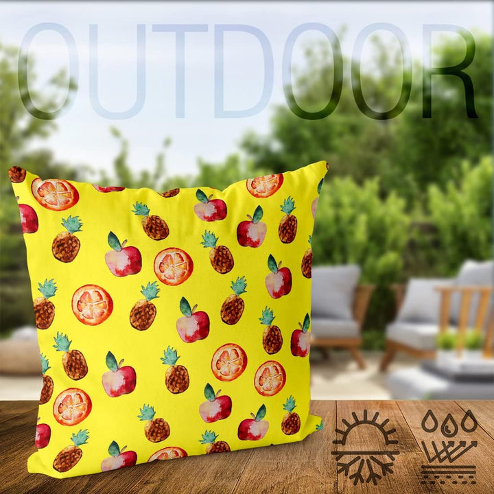 VOID Äpfel Ananas Orangen Kissenbezug Kissenhülle Sofakissen Kissen Deko Outdoor-Kissen Dekokissen,