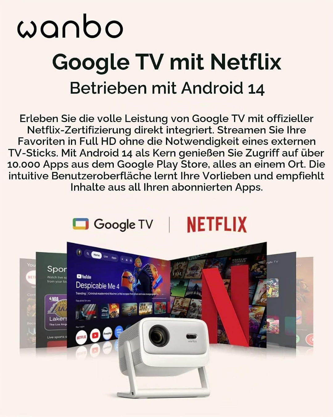 Wanbo Vali 1 Pro Projektor