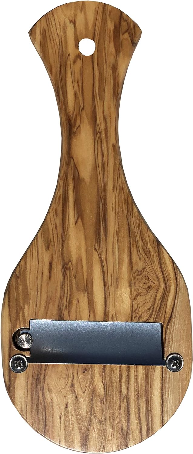 HOT! Kitchenware Trüffelhobel aus Olivenholz, mit Verstellbarer glatten Klinge, Made in Italy