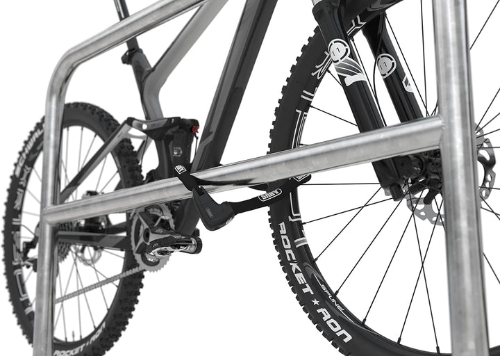 Anlehnbügel 9220 | 1200mm | mit Knierohr | Fahrradständer für 2 Fahrräder | Einbetonieren | Anlehnbü
