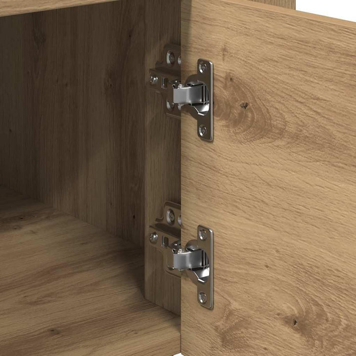 vidaXL Küchentrolley Artisan-Eiche 60 x 45 x 80 cm Holzwerkstoff, Moderner Küchenwagen, rechteckiger