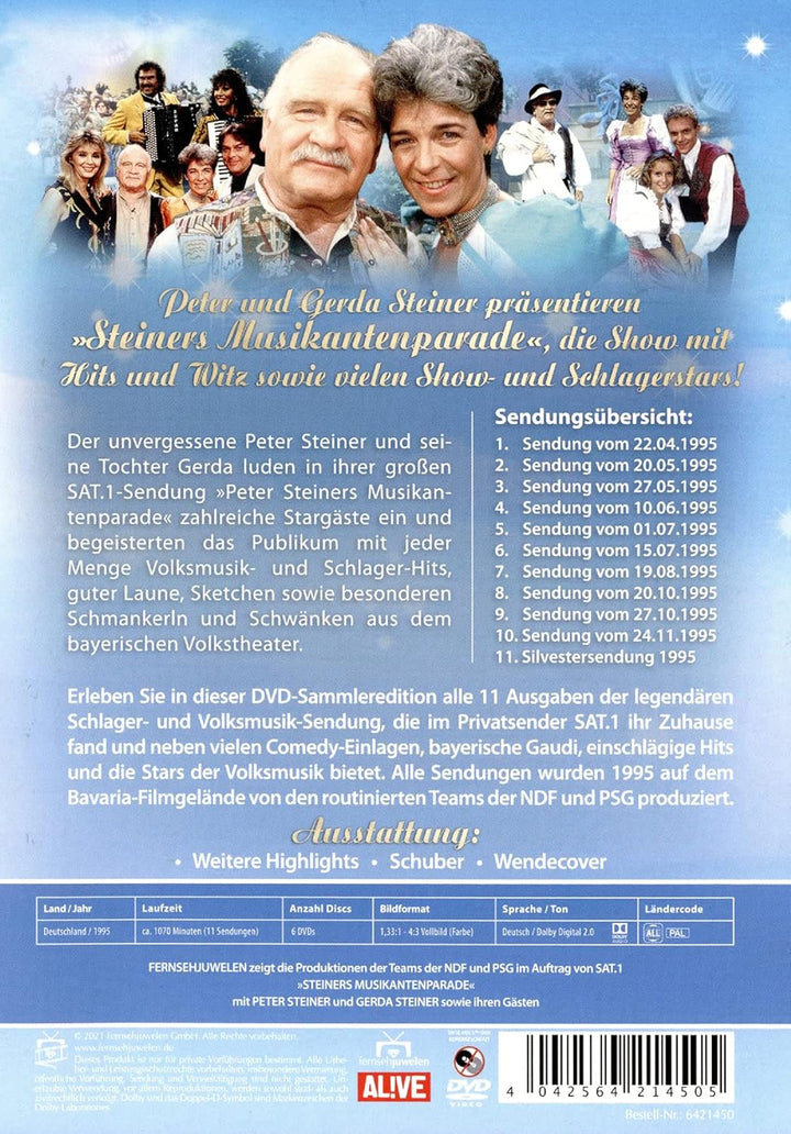 Peter Steiners Musikantenparade - Gesamtedition (Alle 11 Ausgaben der Theaterstadl-Spin-off-Reihe) [