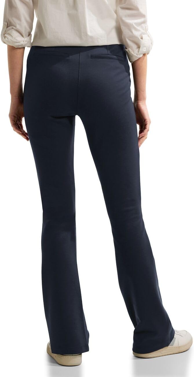 Cecil Damen Bootcut Stretch Hose S / 32L Night Sky Blue, S / 32L Night Sky Blue