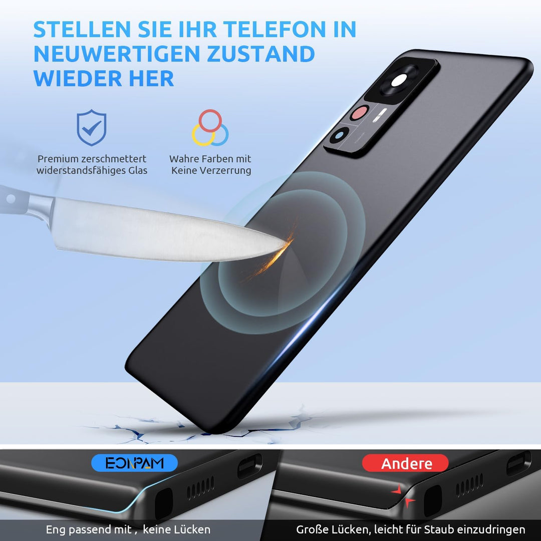 Akkudeckel für Xiaomi 12T 22071212AG Silber | Backcover Original Qualität Rückseite Akkudeckel Rücks