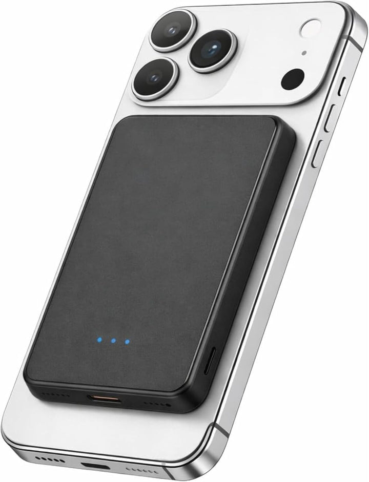 Powerbank für MagSafe, 10000mAh 22.5W Schnellladen Magnetische Power Bank Slim, Wireless Externe Akk