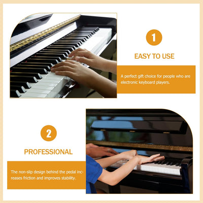 MILISTEN Piano-Pedal Kompaktes Klavierpedal Tragbares Klavierpedal Gitarrenzubehör Keyboard-Piano-Su
