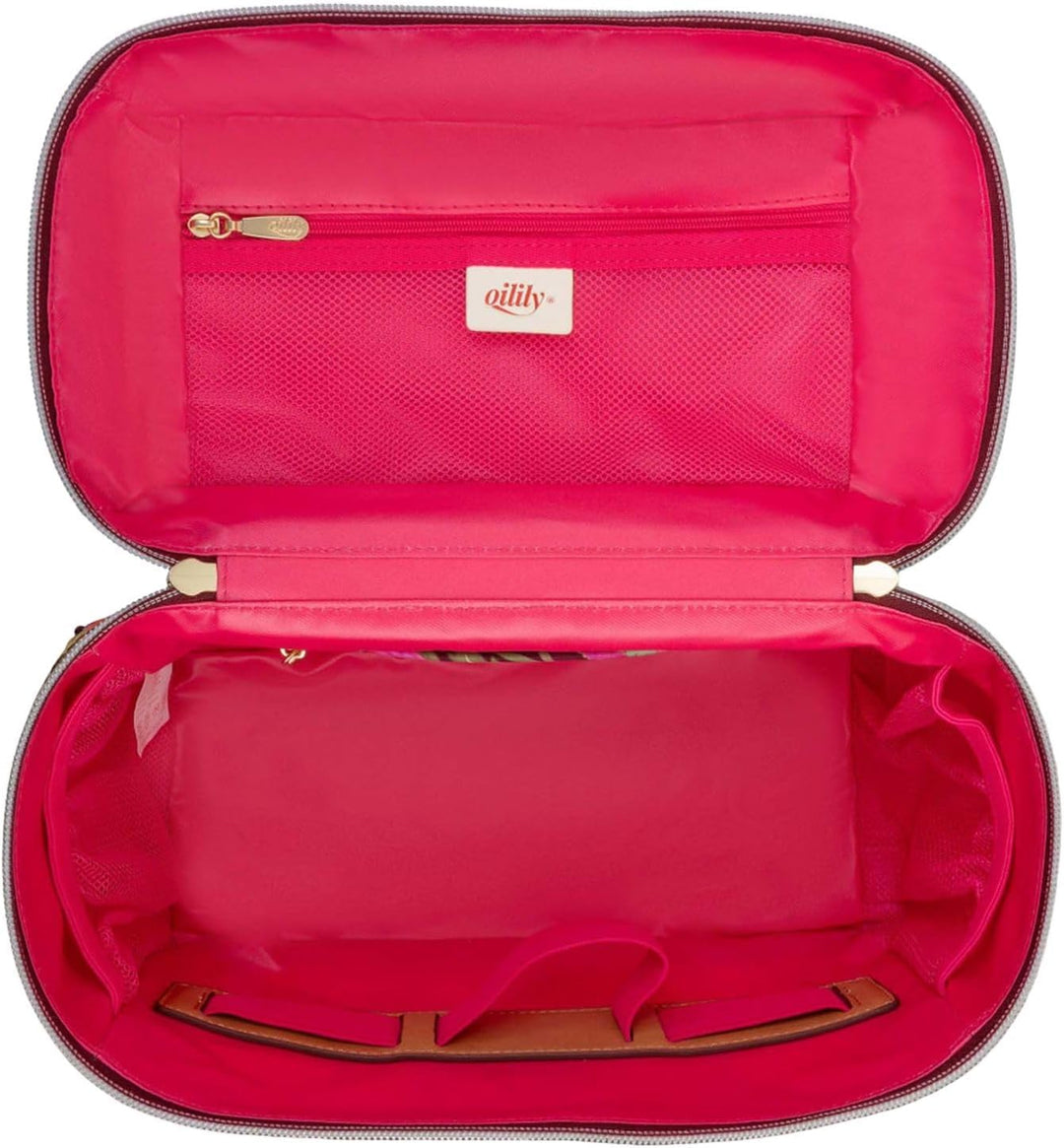Oilily Kosmetiktasche Cocos Beauty Case Tawny Port bunt