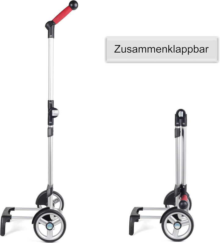ANDERSEN Einkaufstrolley - Shopper Fun Imea Rose 46 L robust,Shopping, Aluminium, Griff ergonomisch,