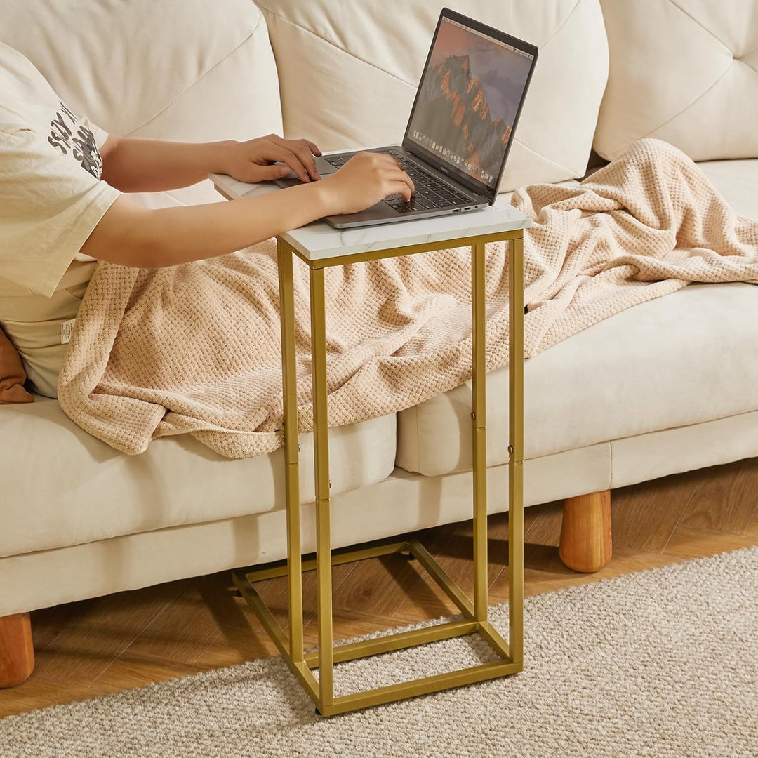 Aibiju 2 Stücke Beistelltische fürs Wohnzimmer, Betttisch Laptoptisch, Sofa Beistelltisch, Geeignet