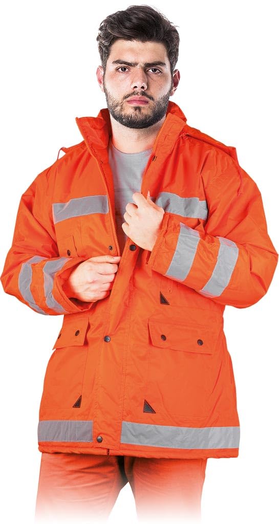 Reis K-Orangexxxl gefütterte Schutzjacke, Orange, XXXL Grösse
