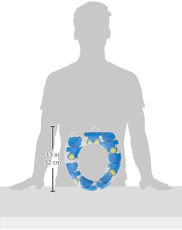 WENKO WC-Sitz Baby-Soft, Toilettenaufsatz für Kinder, gepolsterter und luftgefederter Ring zur Aufla