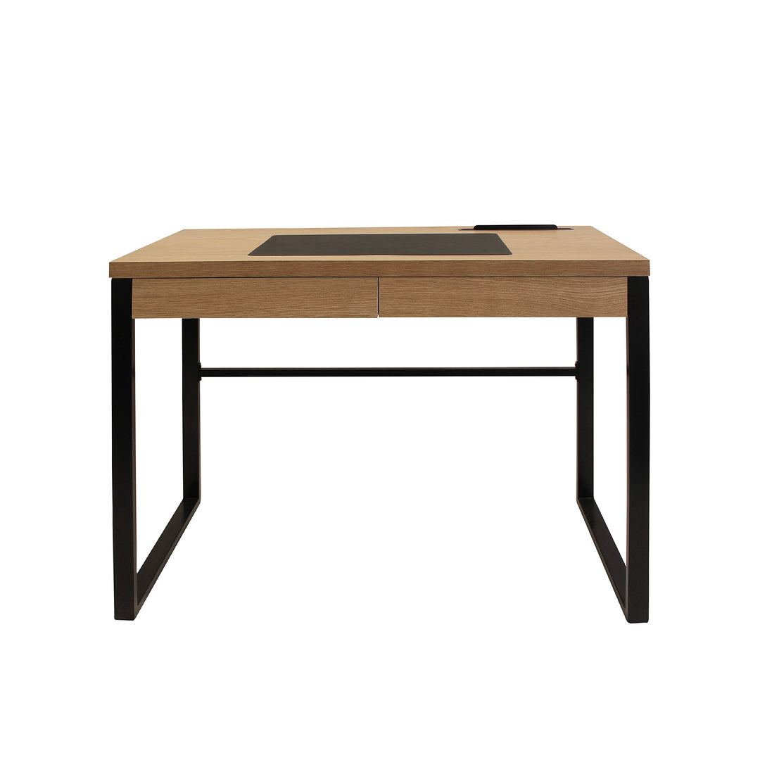 CMP HD3722 MESA DESPACHO Madera Y Metal, Holz, 110x110x16 cm