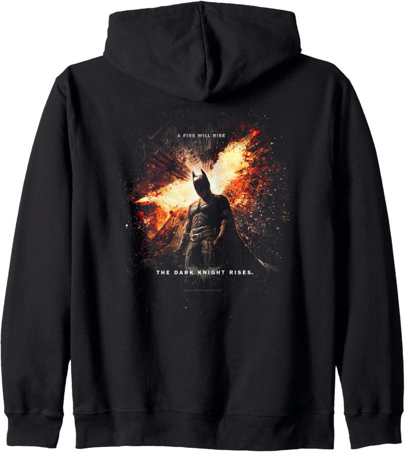 Batman Dark Knight Rises Fire Will Rise Kapuzenjacke