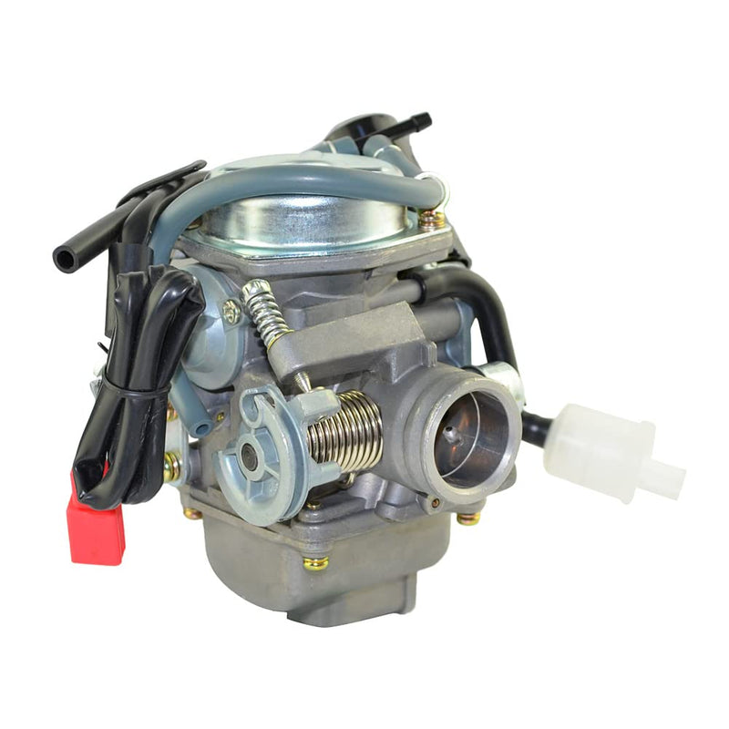 AHL 24mm Vergaser Carburetor Carb für 4-Stroke GY6 125cc 150cc ATV Go Karts Scooter Mopeds QMJ/QMI15