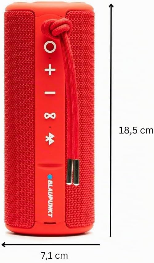 Blaupunkt BT 214 Bluetooth Lautsprecher, tragbar, kabellos, 10h Akkulaufzeit, Bluetooth 5.0, AUX, Fr