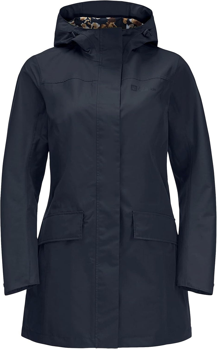 Jack Wolfskin Damen Cape York Paradise Coat W Mantel, night blue