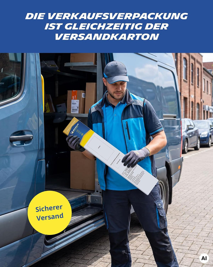 MICHELIN Scheibenwischer Set ECO115 | Audi A6 | 650/530mm | Nachhaltige Verpackung