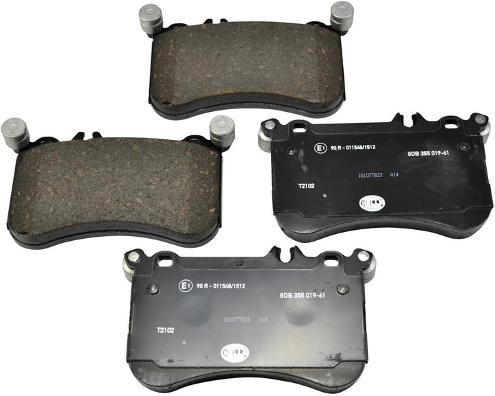 HELLA PAGID 8DB 355 019-611 Bremsbelagsatz - T2102 - Dicke/Stärke: 17.8mm - Bremssystem: Brembo - fü