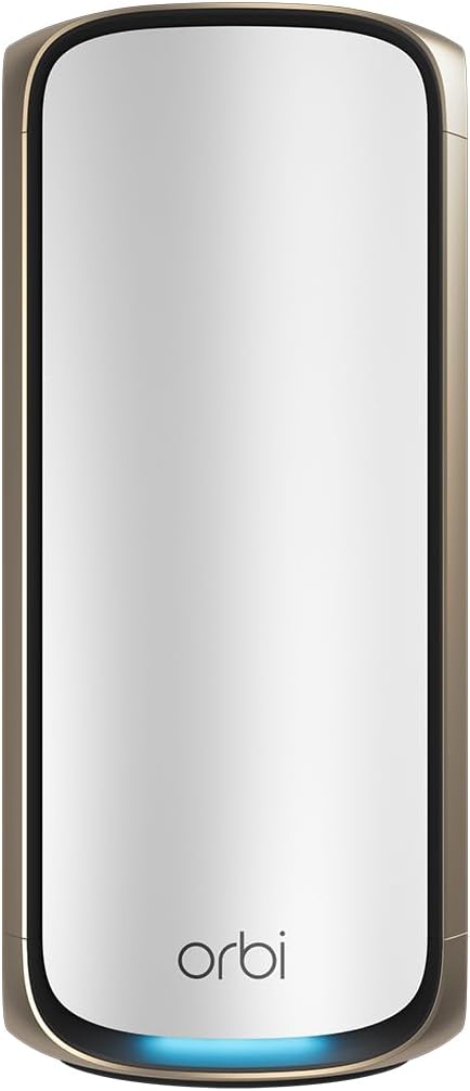 NETGEAR Orbi 970-Serie Quad-Band WiFi 7-Mesh-Zusatzsatellit (RBE970) - kompatibel mit Orbi RBE962S u