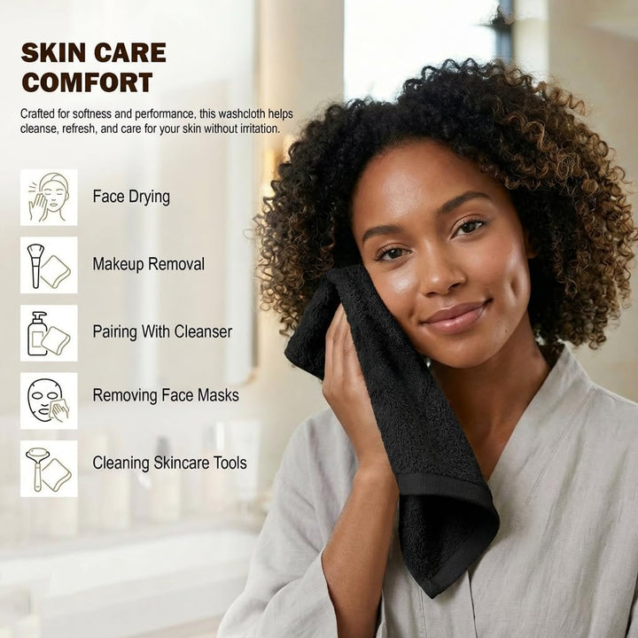 Utopia Towels Baumwoll-Waschlappen-Set – 100 % ringgesponnene Baumwolle, Premium-Qualität Flanell-Wa
