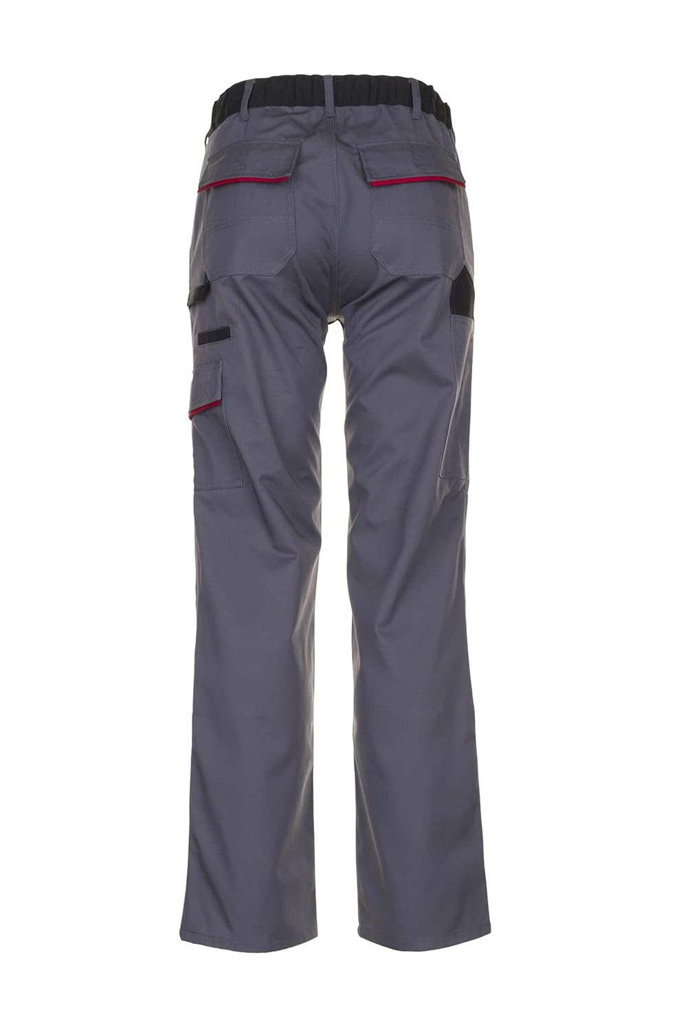 Planam 2322067 Highline Bundhose, Schiefer/Schwarz/Rot, Grösse 67
