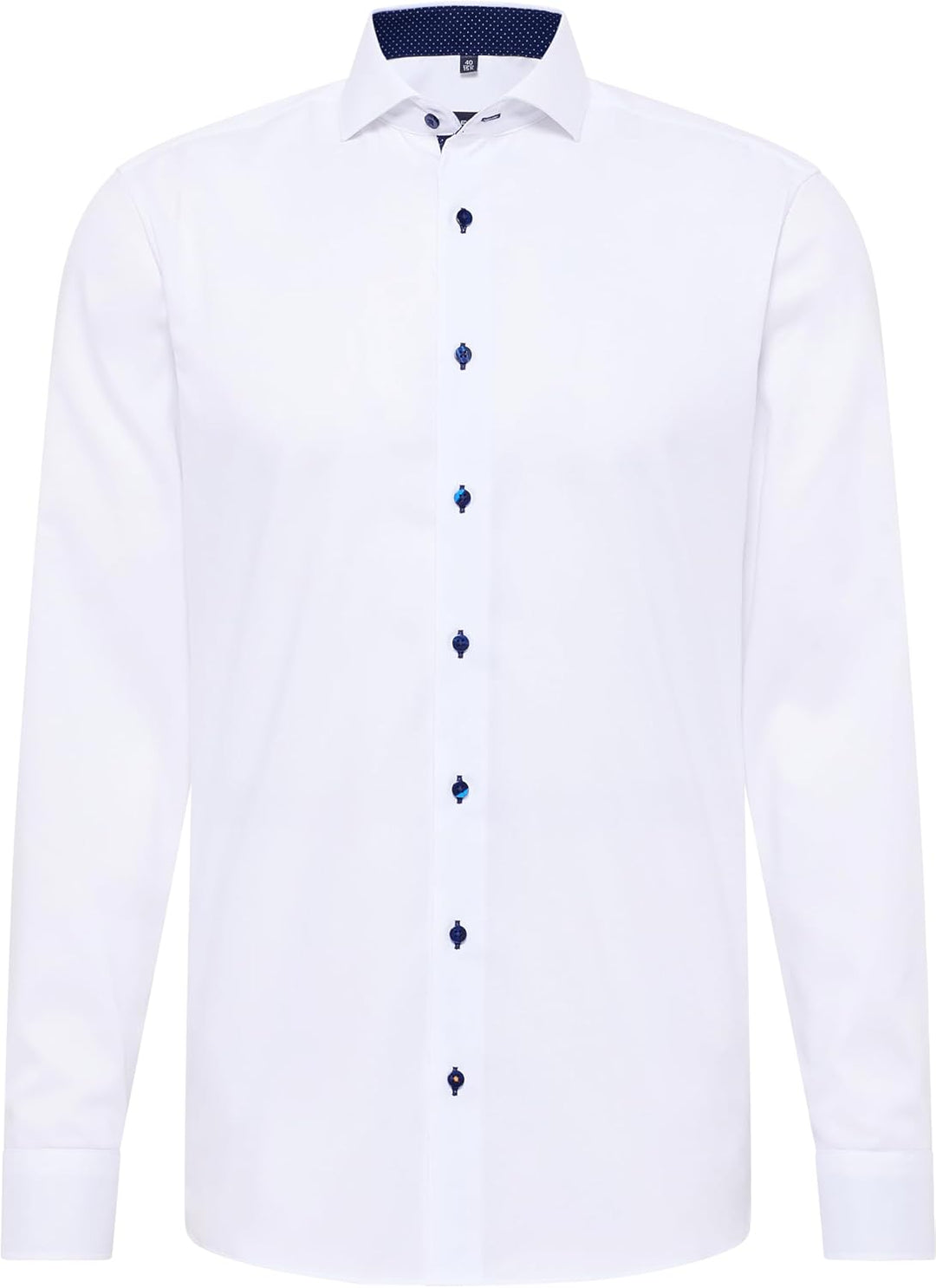ETERNA Herren Original Shirt Slim FIT 40 -Weiss00-, 40 -Weiss00-