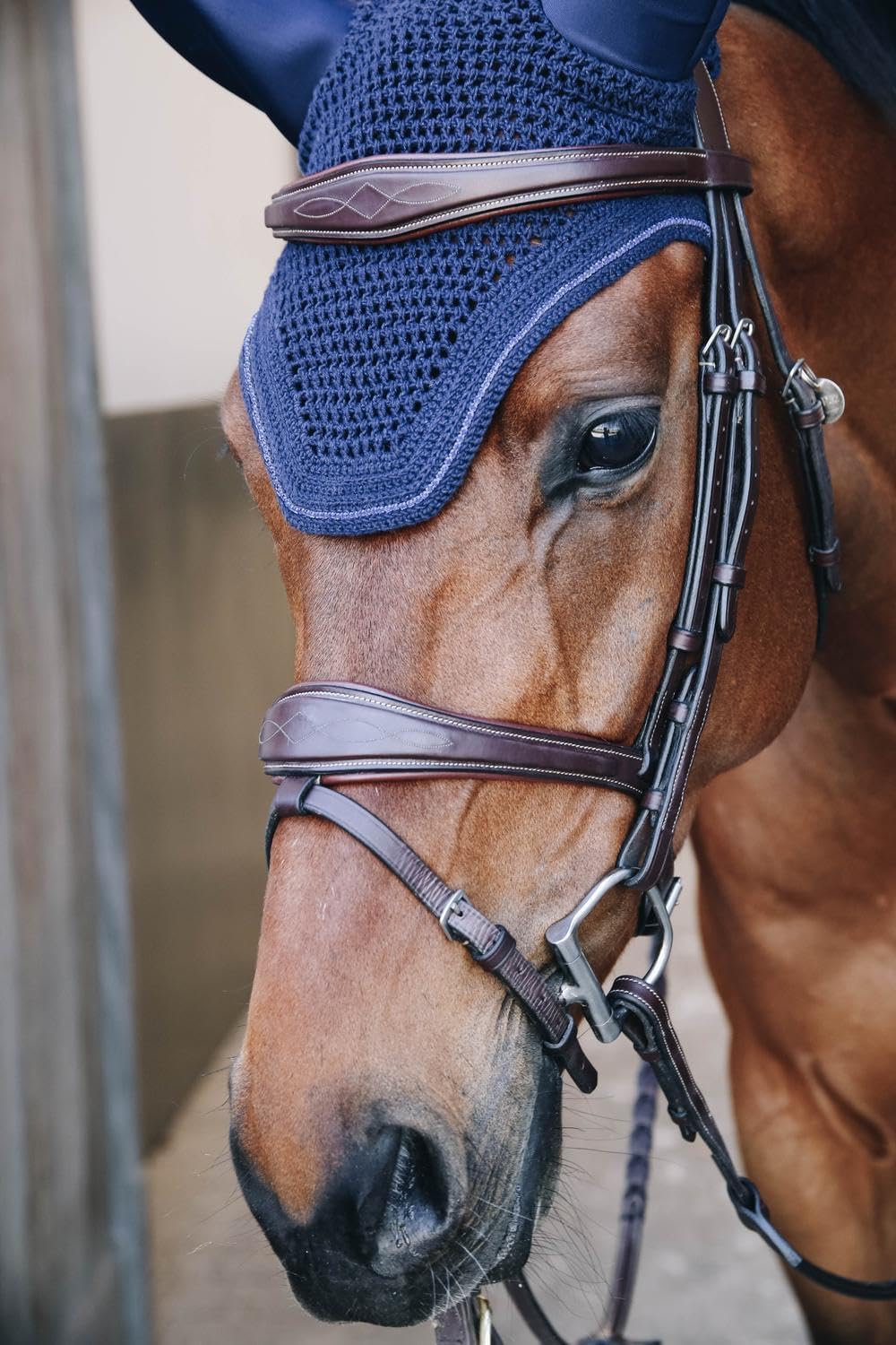 Kentucky Horsewear Wellington Sparkling Soundless Fliegenohren navy WB, navy WB