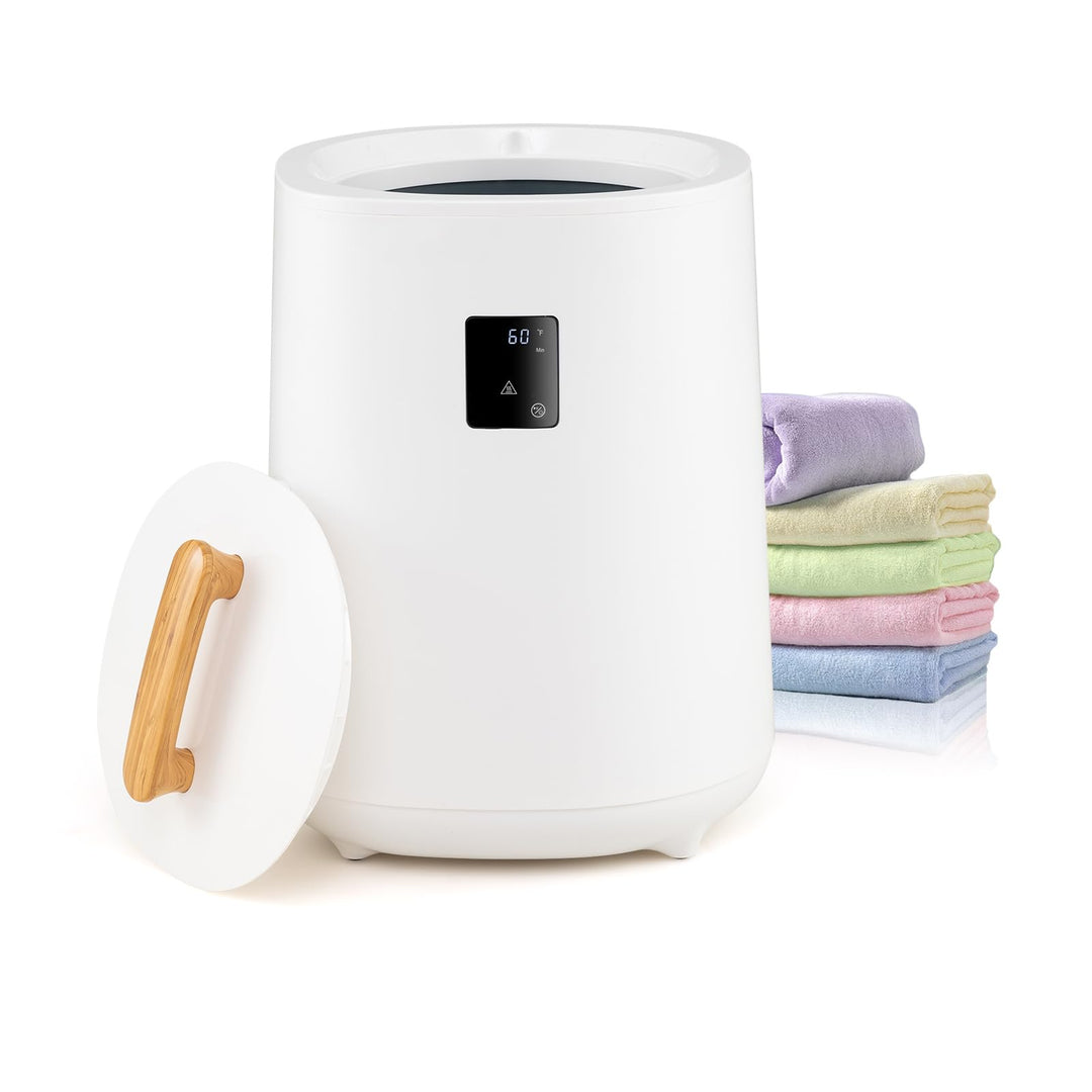 RELAX4LIFE 18L Handtuchwärmer, tragbarer Handtuch Wärmegerät mit LED-Anzeige &amp; automatischer Abschal
