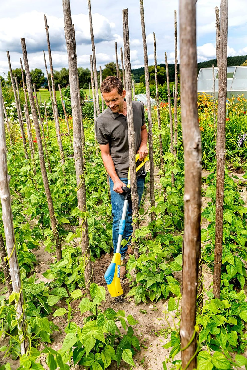 GLORIA Gardenboy PLUS | Elektrischer Bodenkrümler | Motorhacke/Gartenhacke und Kultivator mit 8 cm A