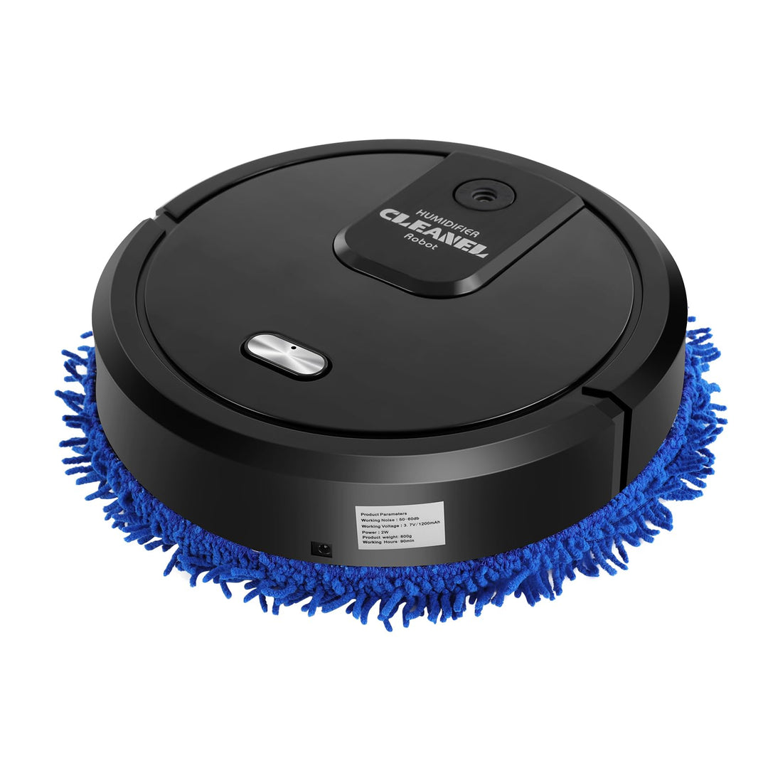 Kehrroboter, Saugroboter Roboter Nass/Trocken-Kehrmaschine Wischmaschine 60 dB USB Charging, 4 Gesch