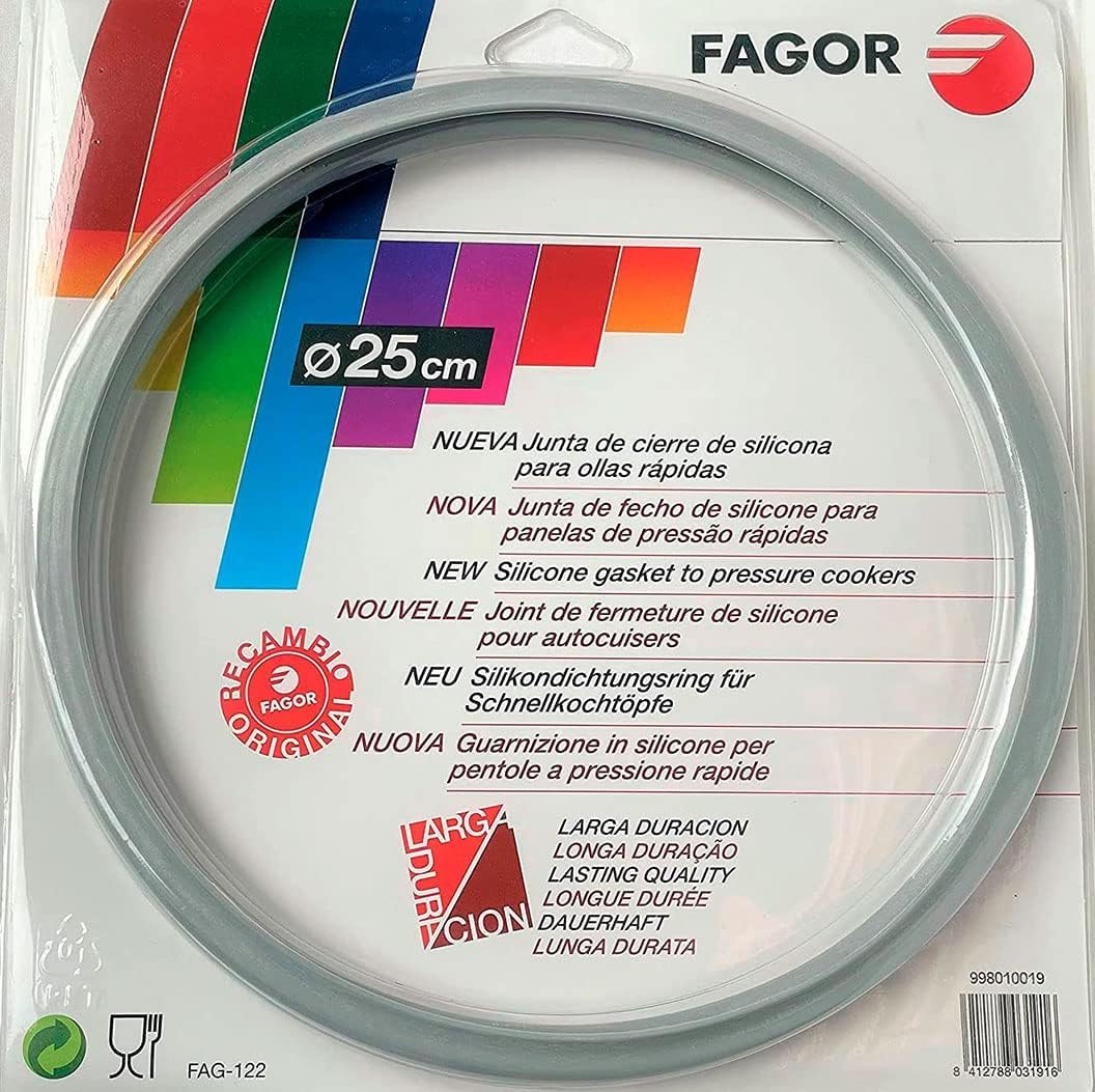 Fagor Ersatz-Gummi-Schnellkochtopf M18804555, kompatibel mit Fagor-Schnellkochtopf mit Einem Innendu