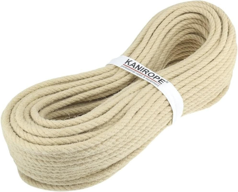 Kanirope® Polyhanfseil SPINTWIST ø10mm 50m 4-litzig gedreht, 50m