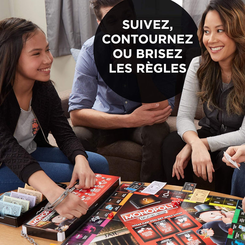 Monopoly Dreiecks, Gesellschaftsspiel, Brettspiel für die Familie, französische Version, ab 8 Jahren