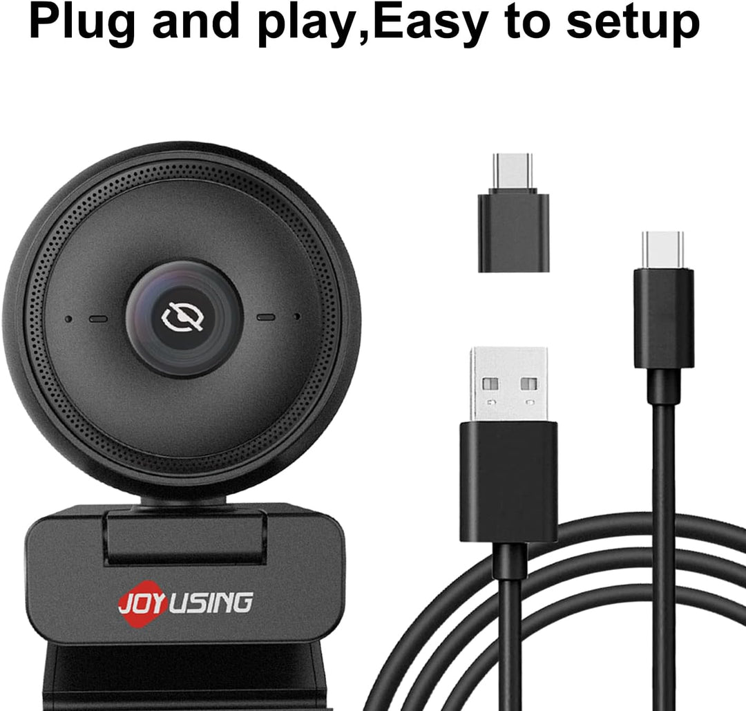 JOYUSING Flip600R 4K Streaming Webcam, Ultra 4K HD, Autofokus, PDAF, Geräuschunterdrückungsmikrofone