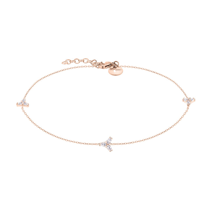 Tamaris Fusskette Roségold, Roségold