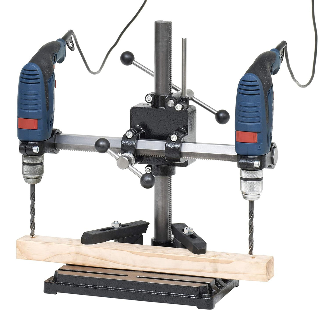 WABECO Bohrständer Fräsständer BF1243 mit Koordinatentisch K400 vertikal/horizontal Säule 750 Ausleg