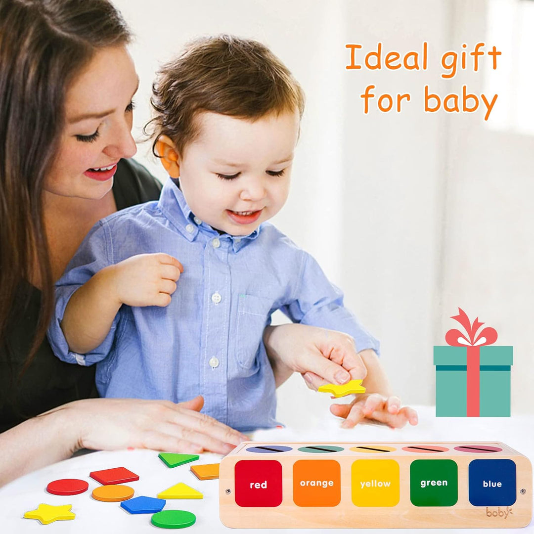 LZDMY Montessori Spielzeug ab 2 Jahr, Motorikspielzeug ab 2 Jahr Holzspielzeug ab 6 Monate mit Aufbe
