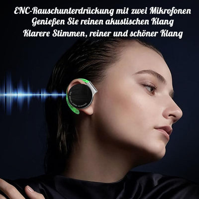 ESSONIO Open Ear Kopfhörer Noise Cancelling Kopfhörer Kabellos Bluetooth Ohrhörer Bluetooth Headset