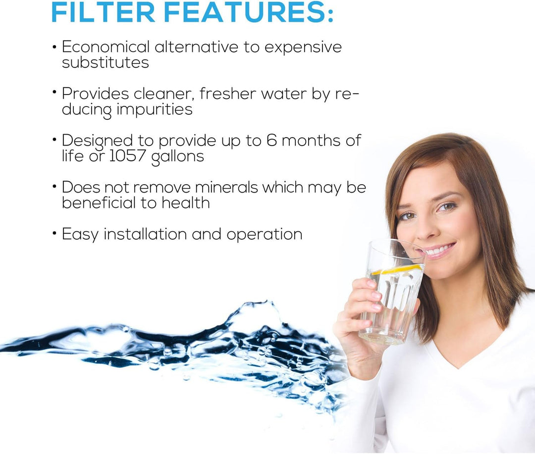 EcoAqua EWF-8002A Wasserfilterersatz Kompatibel mit Lincat FC02 EB3F, EB4F, EB6F, EB6TF, EB3F/PB, EB