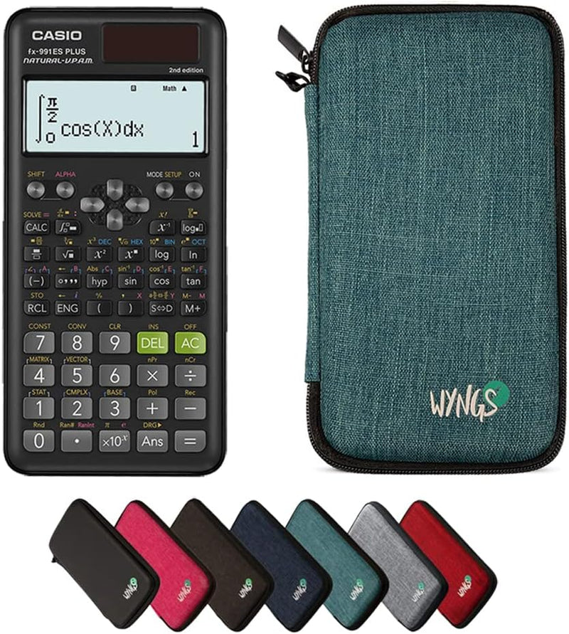 CALCUSO Sparpaket: Casio FX-991ES Plus 2nd Edition technisch-wissenschaftlicher Taschenrechner + WYN