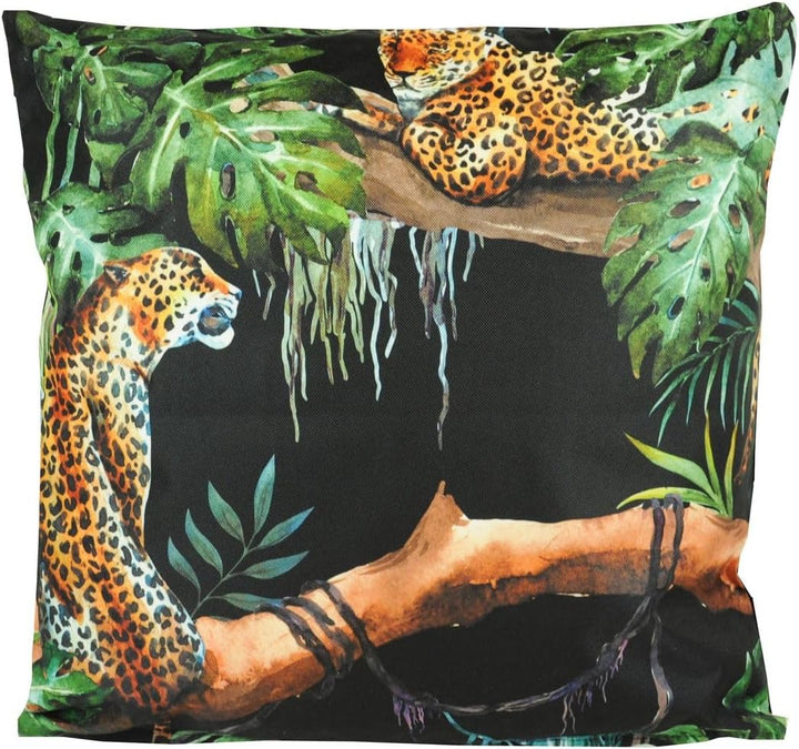 JACK 3er Set Outdoor Lounge Kissen 45x45cm 1x Motiv + 2X Wende Dekokissen inkl. Füllung Wasserfest S