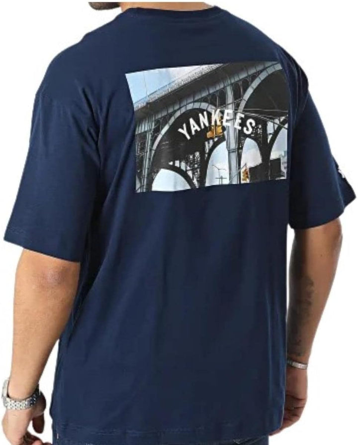 Champion Herren Rochester 1919 MLB Crewneck S-s T-Shirt L Blau, L Blau