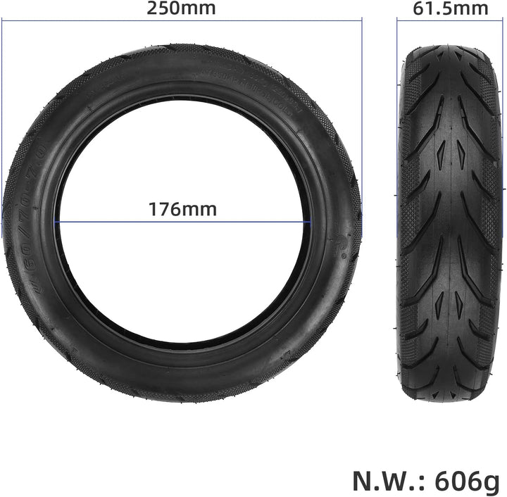 60/70-7,0 schlauchloser Reifen 10 Zoll Tubeless Reifen für Xiaomi 4/4 Pro(gen1)/4 Pro Max/4 Lite(gen