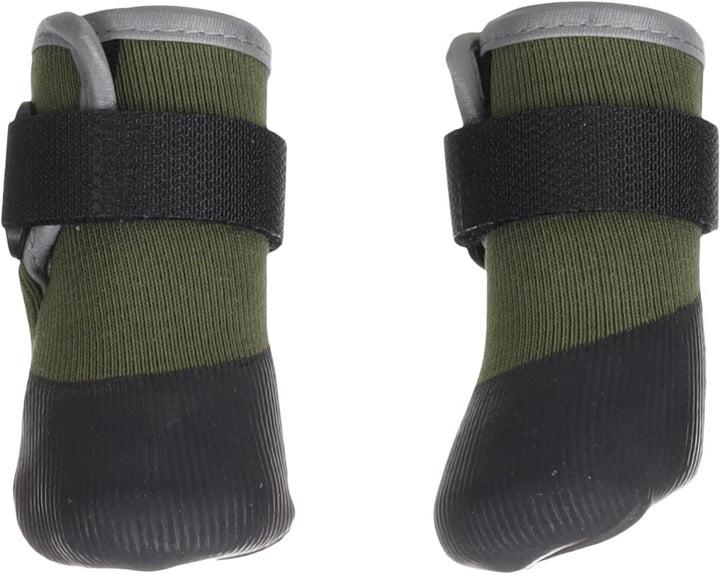 hundeschuhe - Magna - 2 Stück - grün - S - 4,2x4,5x9 cm - Polyester - weiche Sohle - rutschfest - re