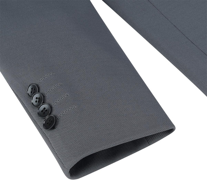 Allthemen Herren Anzug Stretch 2 Teilig Herrenanzug Slim Fit Business Hochzeitsanzug 1 Knopf für Män